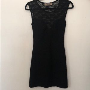 Black bodycon dress